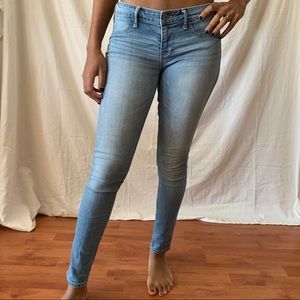 Hollister low rise skinny jeans